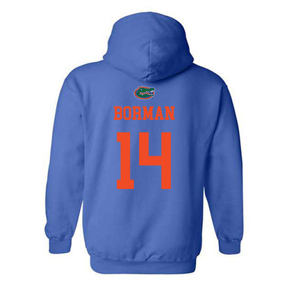 Florida - NCAA Women's Soccer : Tatum Borman - Generic Shersey Hooded Sweatshirt-1