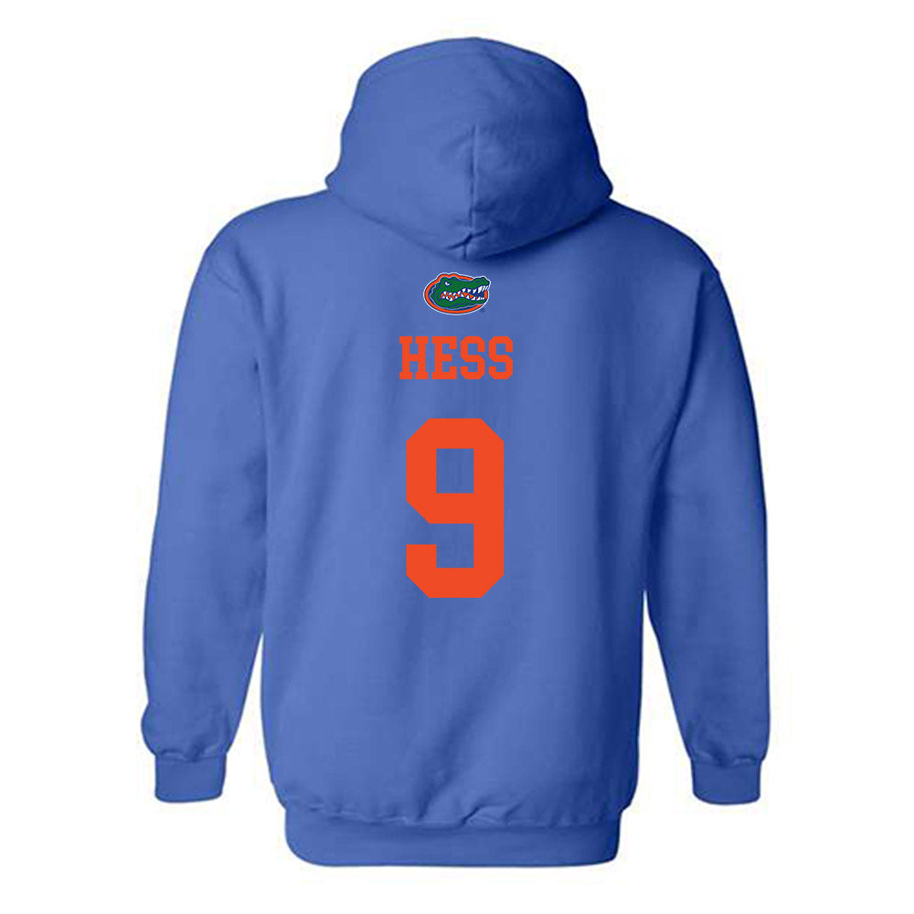 Florida - NCAA Women's Soccer : Addy Hess - Generic Shersey Hooded Sweatshirt-1