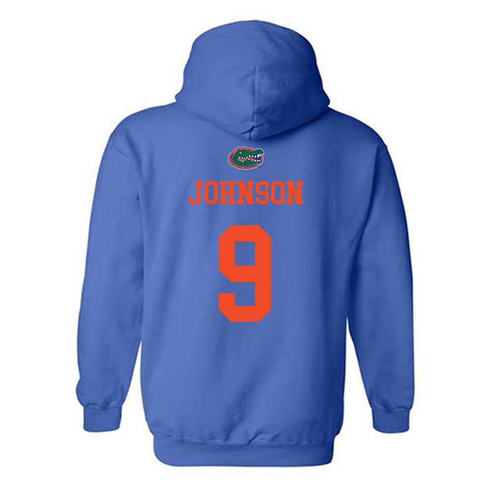 Florida - NCAA Women's Lacrosse : Gabi Johnson - Generic Shersey Hooded Sweatshirt-1