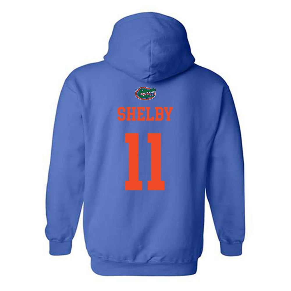 Florida - NCAA Women's Volleyball : Nadiya Shelby - Generic Shersey Hooded Sweatshirt-1