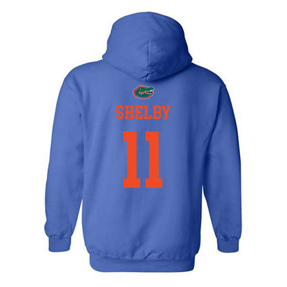 Florida - NCAA Women's Volleyball : Nadiya Shelby - Generic Shersey Hooded Sweatshirt-1