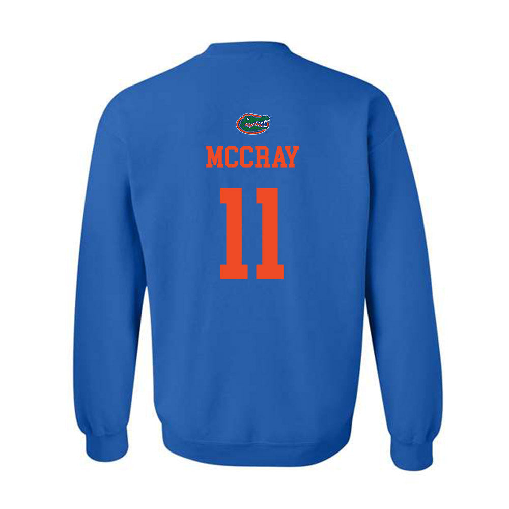 Florida - NCAA Football : LJ McCray - Generic Shersey Crewneck Sweatshirt-1