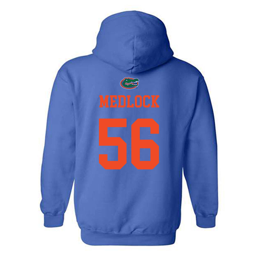 Florida - NCAA Football : Jahari Medlock - Generic Shersey Hooded Sweatshirt-1