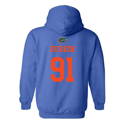 Florida - NCAA Football : Patrick Durkin - Generic Shersey Hooded Sweatshirt-1