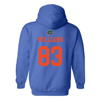 Florida - NCAA Football : Justin Williams - Generic Shersey Hooded Sweatshirt-1
