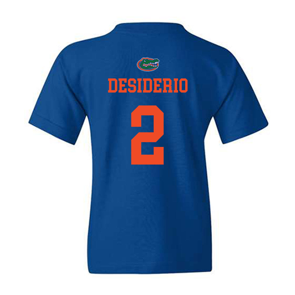 Florida - NCAA Softball : Giulia Desiderio - Generic Shersey Youth T-Shirt-1