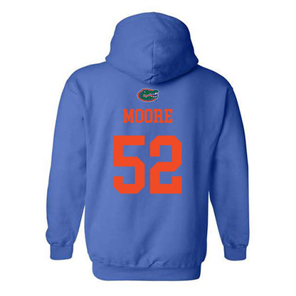 Florida - NCAA Football : Harrison Moore - Generic Shersey Hooded Sweatshirt-1