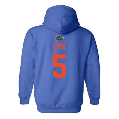 Florida - NCAA Baseball : Blake Cyr - Generic Shersey Hooded Sweatshirt-1