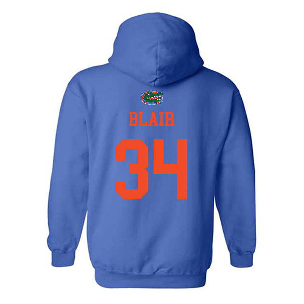 Florida - NCAA Baseball : Eli Blair - Generic Shersey Hooded Sweatshirt-1
