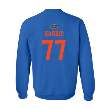 Florida - NCAA Football : Knijeah Harris - Generic Shersey Crewneck Sweatshirt-1