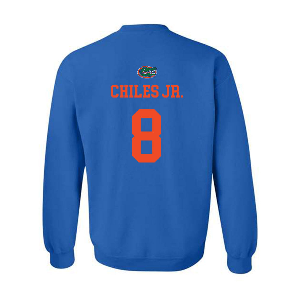 Florida - NCAA Football : Aaron Chiles Jr. - Generic Shersey Crewneck Sweatshirt-1