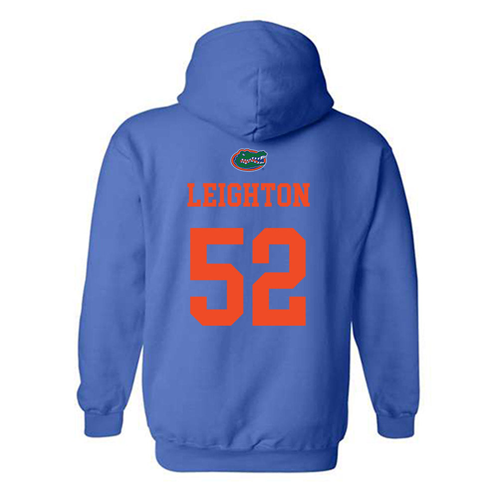 Florida - NCAA Football : Dylan Leighton - Generic Shersey Hooded Sweatshirt-1