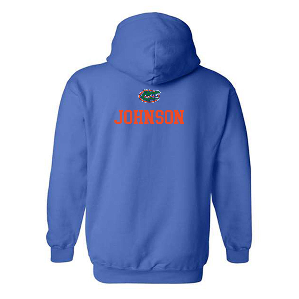 Florida - NCAA Men's Tennis : JanMagnus Johnson - Generic Shersey Hooded Sweatshirt-1