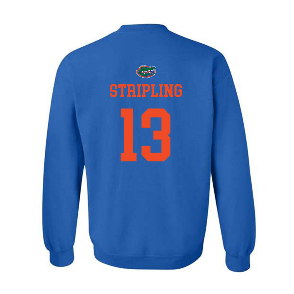 Florida - NCAA Baseball : Landon Stripling - Generic Shersey Crewneck Sweatshirt-1