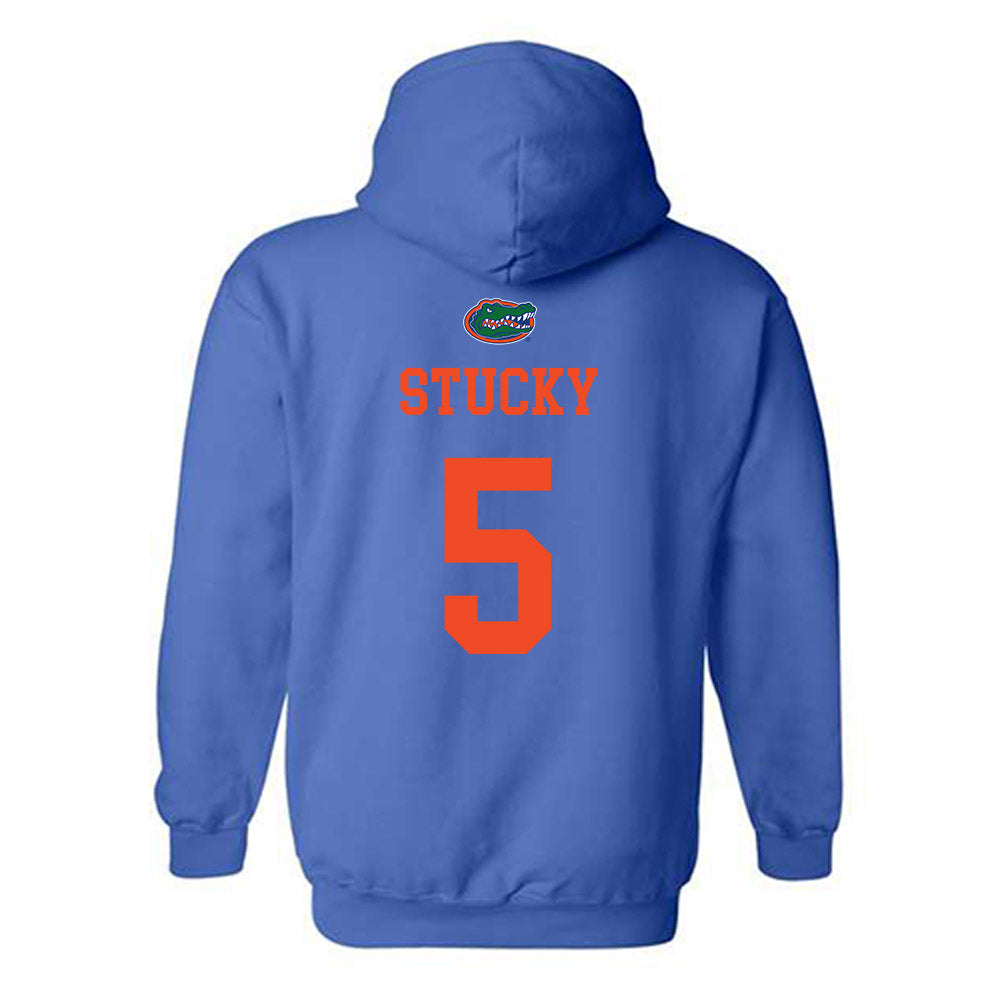Florida - NCAA Women's Volleyball : Alexis Stucky - Generic Shersey Hooded Sweatshirt-1