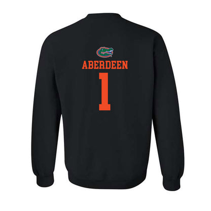 Florida - NCAA Men's Basketball : Denzel Aberdeen - Classic Shersey Crewneck Sweatshirt-1
