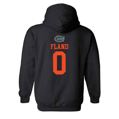 Florida - NCAA Men's Basketball : Johnuel Fland - Classic Shersey Hooded Sweatshirt-1