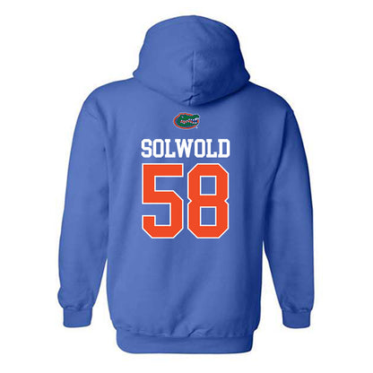 Florida - NCAA Football : Hunter Solwold - Generic Shersey Hooded Sweatshirt-1