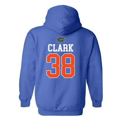 Florida - NCAA Football : Alec Clark - Generic Shersey Hooded Sweatshirt-1