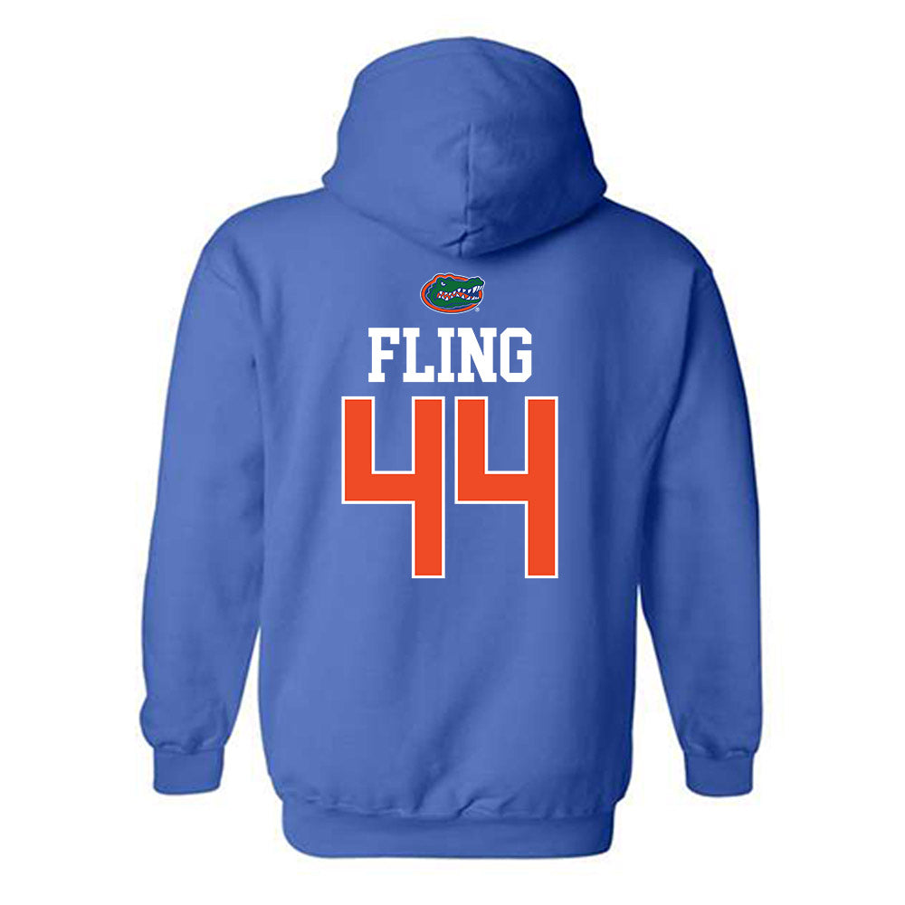 Florida - NCAA Women's Lacrosse : Allison Fling - Generic Shersey Hooded Sweatshirt-1