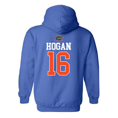 Florida - NCAA Women's Soccer : Courtney Hogan - Generic Shersey Hooded Sweatshirt-1
