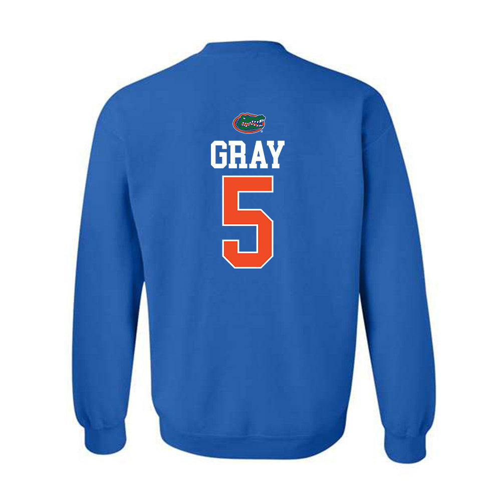 Florida - NCAA Women's Soccer : Mia Gray - Generic Shersey Crewneck Sweatshirt-1