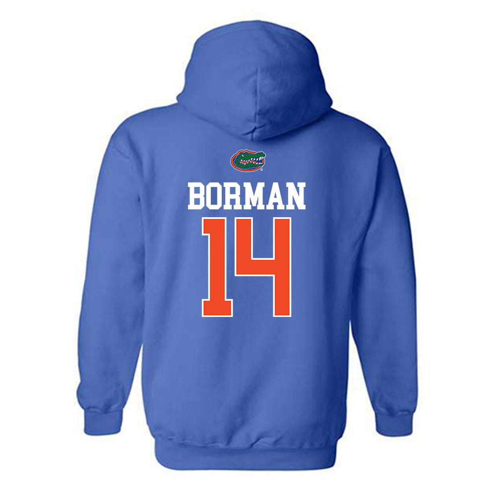 Florida - NCAA Women's Soccer : Tatum Borman - Generic Shersey Hooded Sweatshirt-1