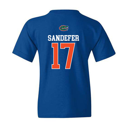 Florida - NCAA Baseball : Russell Sandefer - Generic Shersey Youth T-Shirt-1