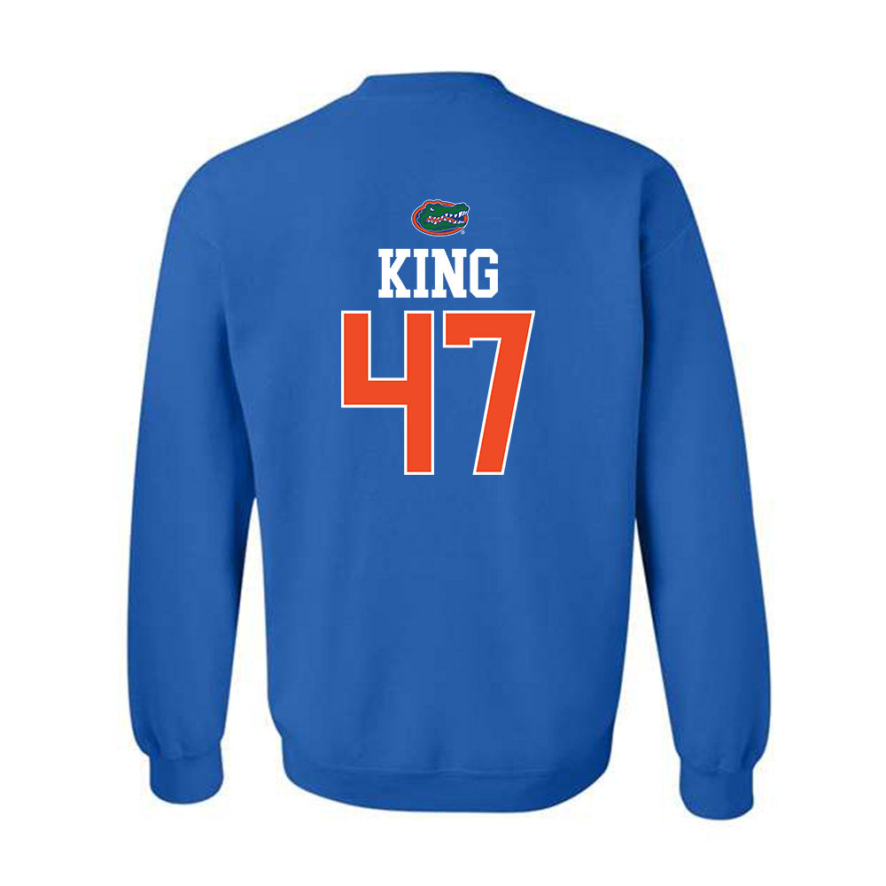 Florida - NCAA Baseball : Aidan King - Generic Shersey Crewneck Sweatshirt