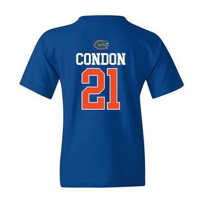 Florida - NCAA Men's Basketball : Alex Condon - Generic Shersey Youth T-Shirt-1