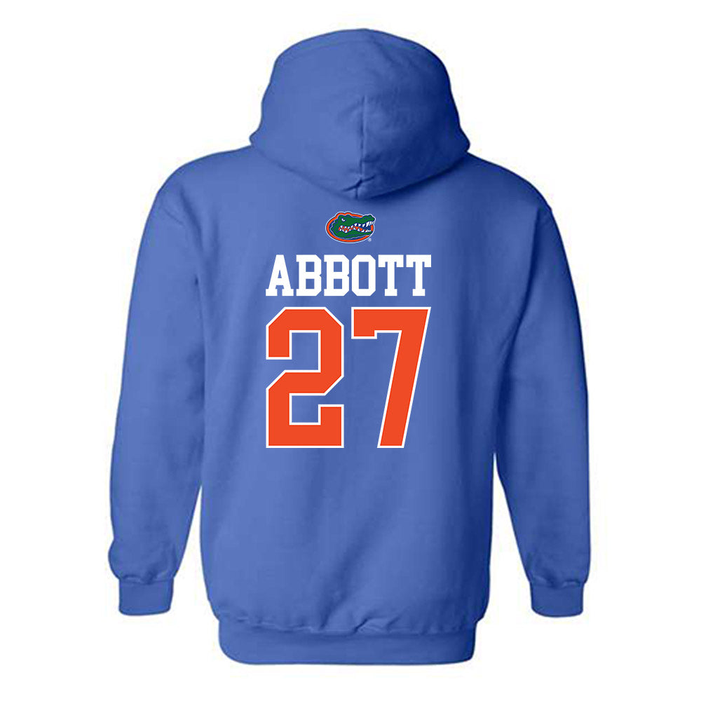 Florida - NCAA Women's Soccer : Norah Abbott - Generic Shersey Hooded Sweatshirt-1