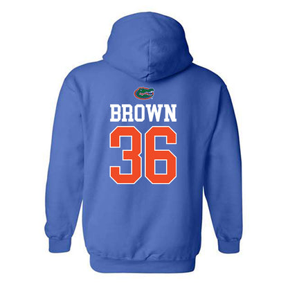 Florida - NCAA Football : Vincent Brown - Generic Shersey Hooded Sweatshirt-1