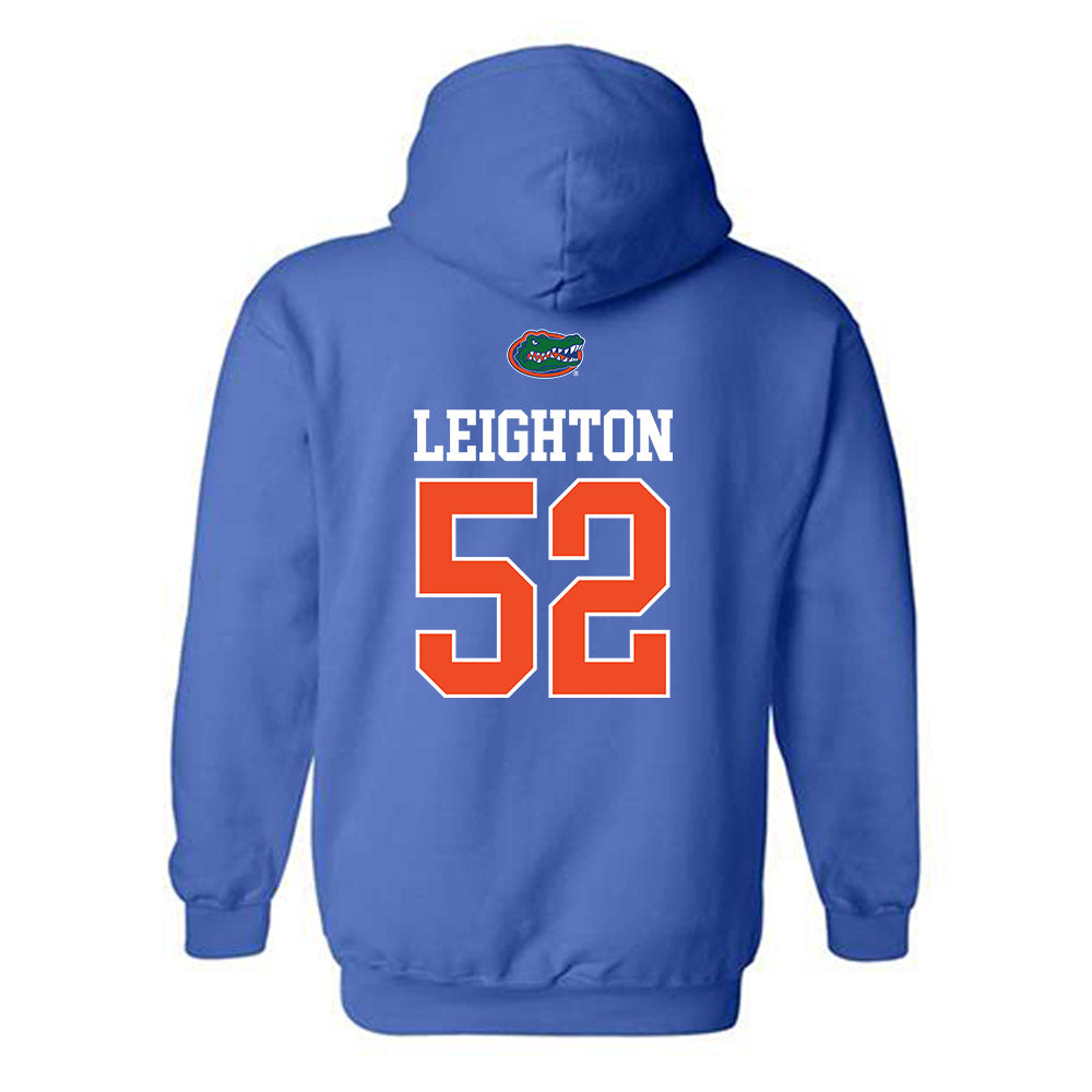 Florida - NCAA Football : Dylan Leighton - Generic Shersey Hooded Sweatshirt-1