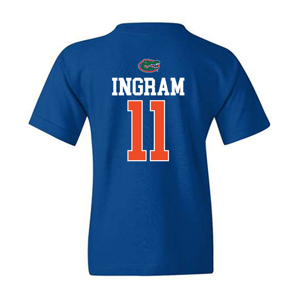 Florida - NCAA Men's Basketball : Cornelius Ingram - Generic Shersey Youth T-Shirt-1