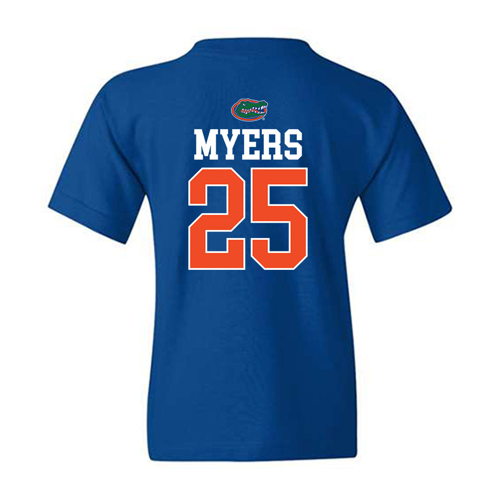 Florida - NCAA Baseball : Kolt Myers - Generic Shersey Youth T-Shirt-1
