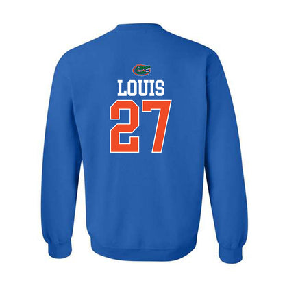 Florida - NCAA Football : Byron Louis - Generic Shersey Crewneck Sweatshirt-1
