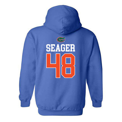 Florida - NCAA Football : Erich Seager - Generic Shersey Hooded Sweatshirt-1