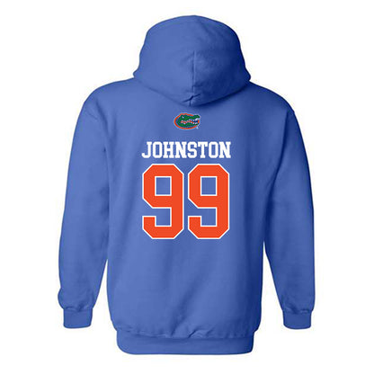 Florida - NCAA Women's Soccer : Katie Johnston - Generic Shersey Hooded Sweatshirt-1