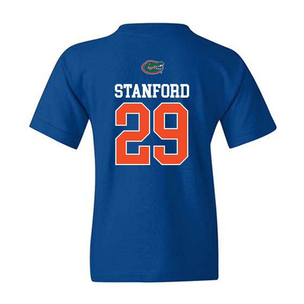 Florida - NCAA Baseball : Cole Stanford - Generic Shersey Youth T-Shirt-1