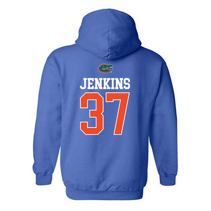 Florida - NCAA Baseball : Matthew Jenkins - Generic Shersey Hooded Sweatshirt