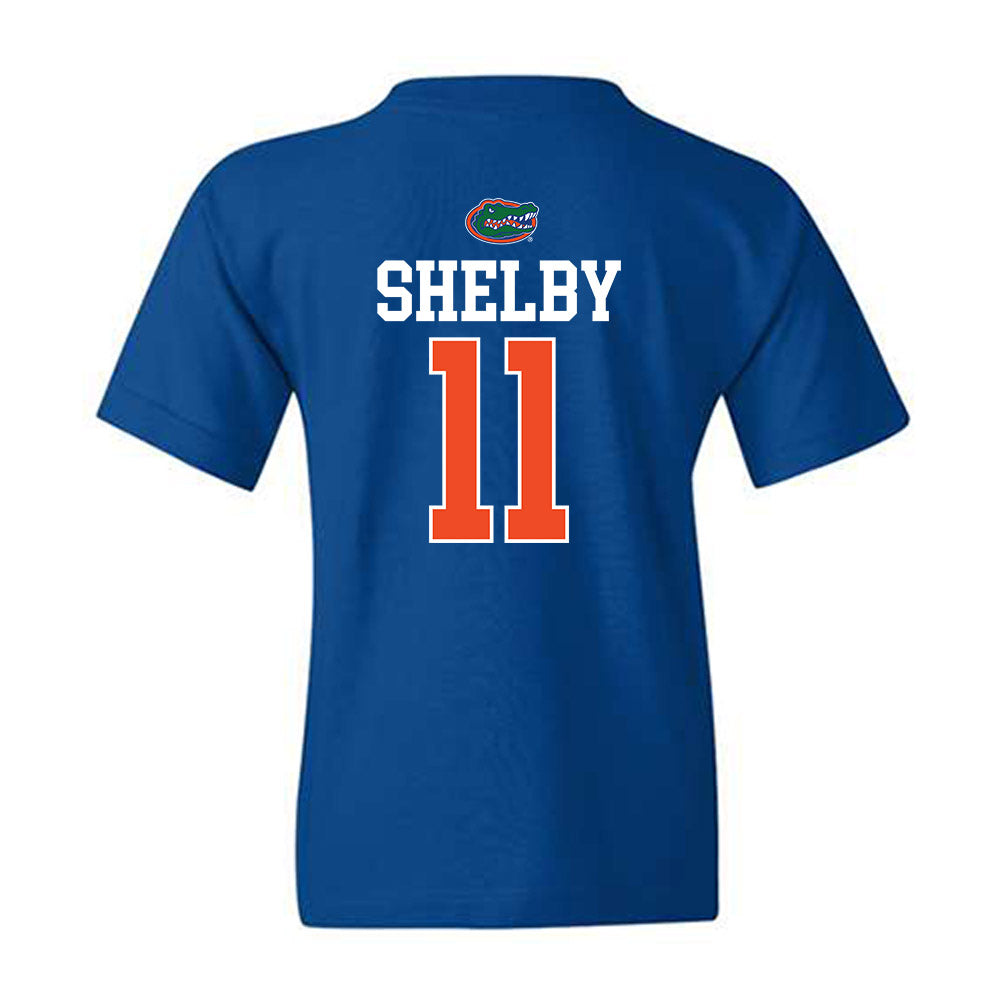 Florida - NCAA Women's Volleyball : Nadiya Shelby - Generic Shersey Youth T-Shirt-1