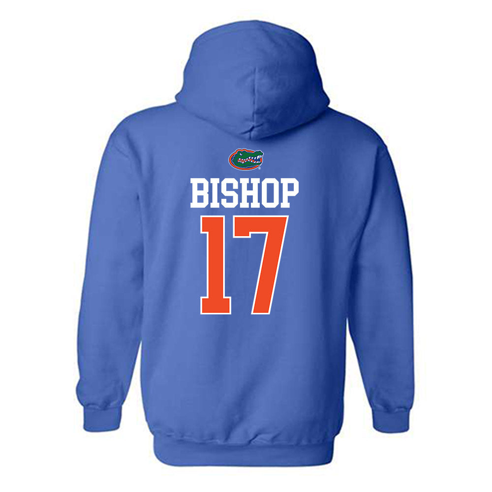 Florida - NCAA Women's Lacrosse : Cali Bishop - Generic Shersey Hooded Sweatshirt