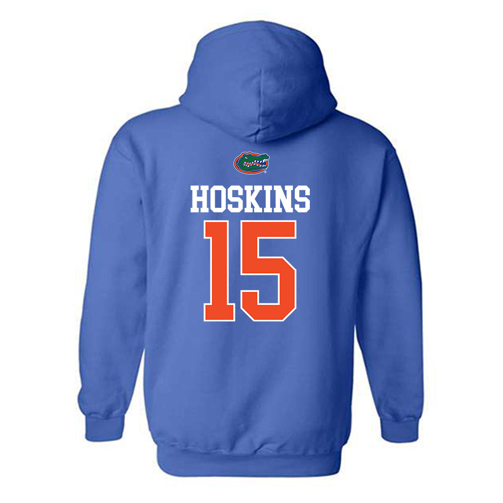 Florida - NCAA Women's Lacrosse : Caroline Hoskins - Generic Shersey Hooded Sweatshirt-1
