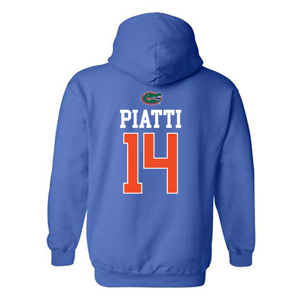 Florida - NCAA Women's Basketball : Caterina Piatti - Generic Shersey Hooded Sweatshirt-1