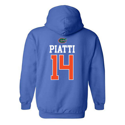 Florida - NCAA Women's Basketball : Caterina Piatti - Generic Shersey Hooded Sweatshirt-1
