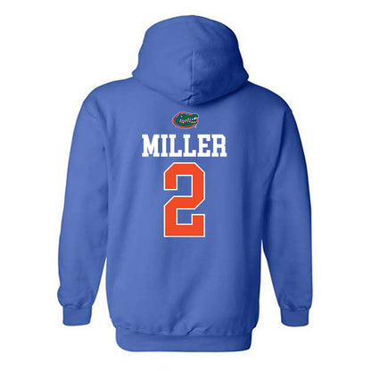 Florida - NCAA Baseball : Sam Miller - Generic Shersey Hooded Sweatshirt-1