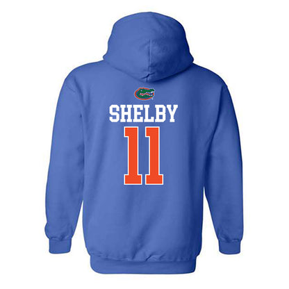 Florida - NCAA Women's Volleyball : Nadiya Shelby - Generic Shersey Hooded Sweatshirt-1