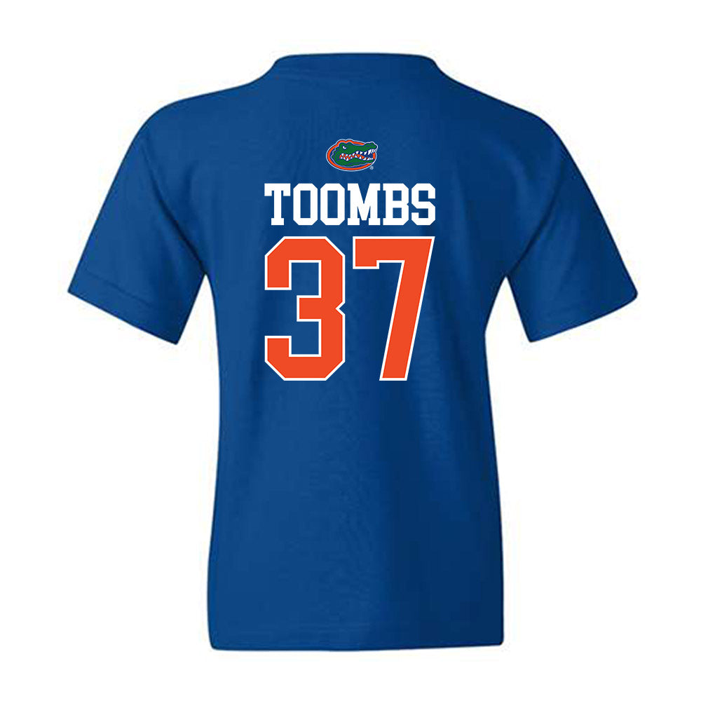 Florida - NCAA Football : Javion Toombs - Generic Shersey Youth T-Shirt-1
