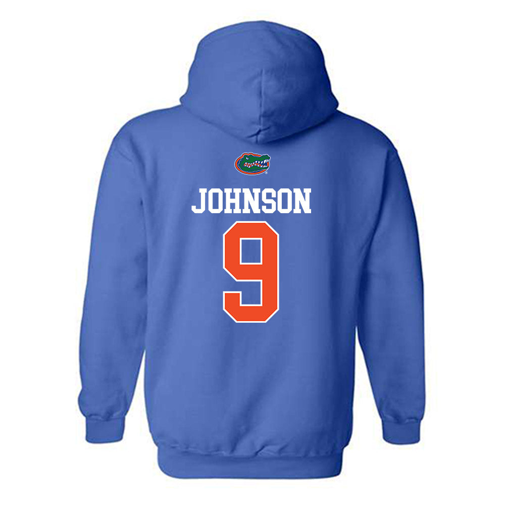 Florida - NCAA Women's Lacrosse : Gabi Johnson - Generic Shersey Hooded Sweatshirt-1