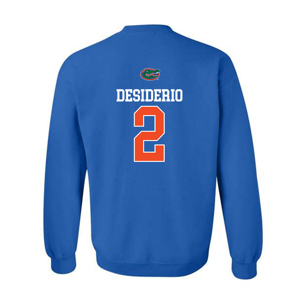 Florida - NCAA Softball : Giulia Desiderio - Generic Shersey Crewneck Sweatshirt-1